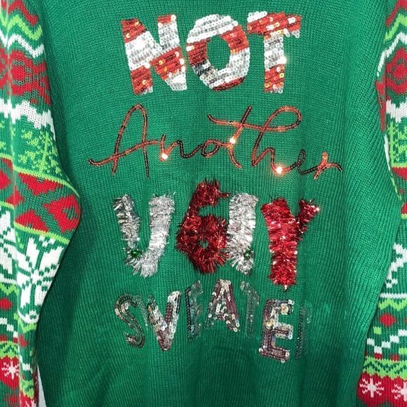 NOT ANOTHER UGLY SWEATER holiday sweater size XXXL - Picture 2 of 7